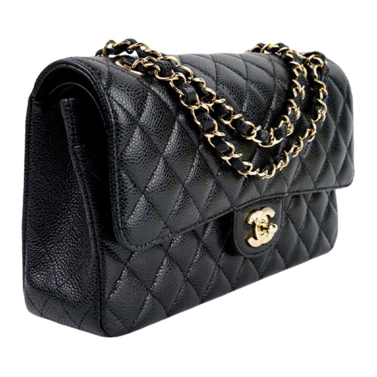 Женская сумка Chanel Classic Flap CF (черная) — фото 2