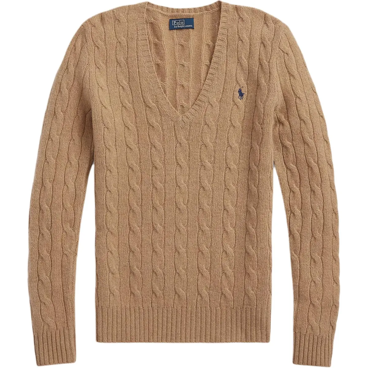 Polo Ralph Lauren Sweater Slim Fit Women's Camel Mixed Color