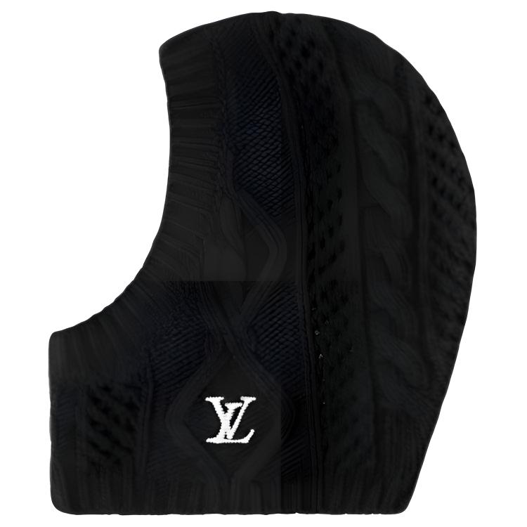 Женская шапка Louis Vuitton (черная)