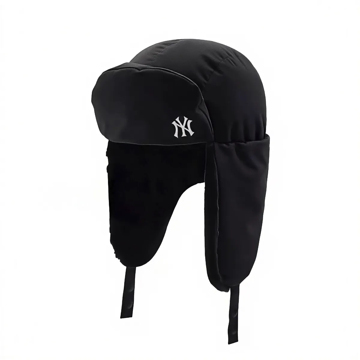 MLB New York Yankees Polyester Trapper Hat Earflap Hat Unisex Black