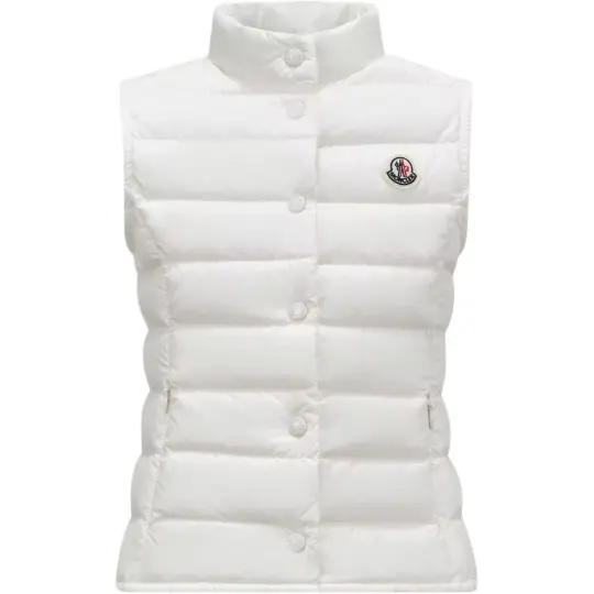 Moncler Down Vest Liane Packable Down Vest White Kids'