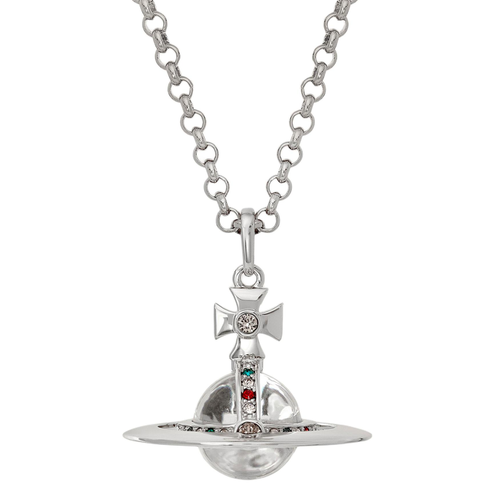 Подвеска Vivienne Westwood NEW SMALL (серебристая)
