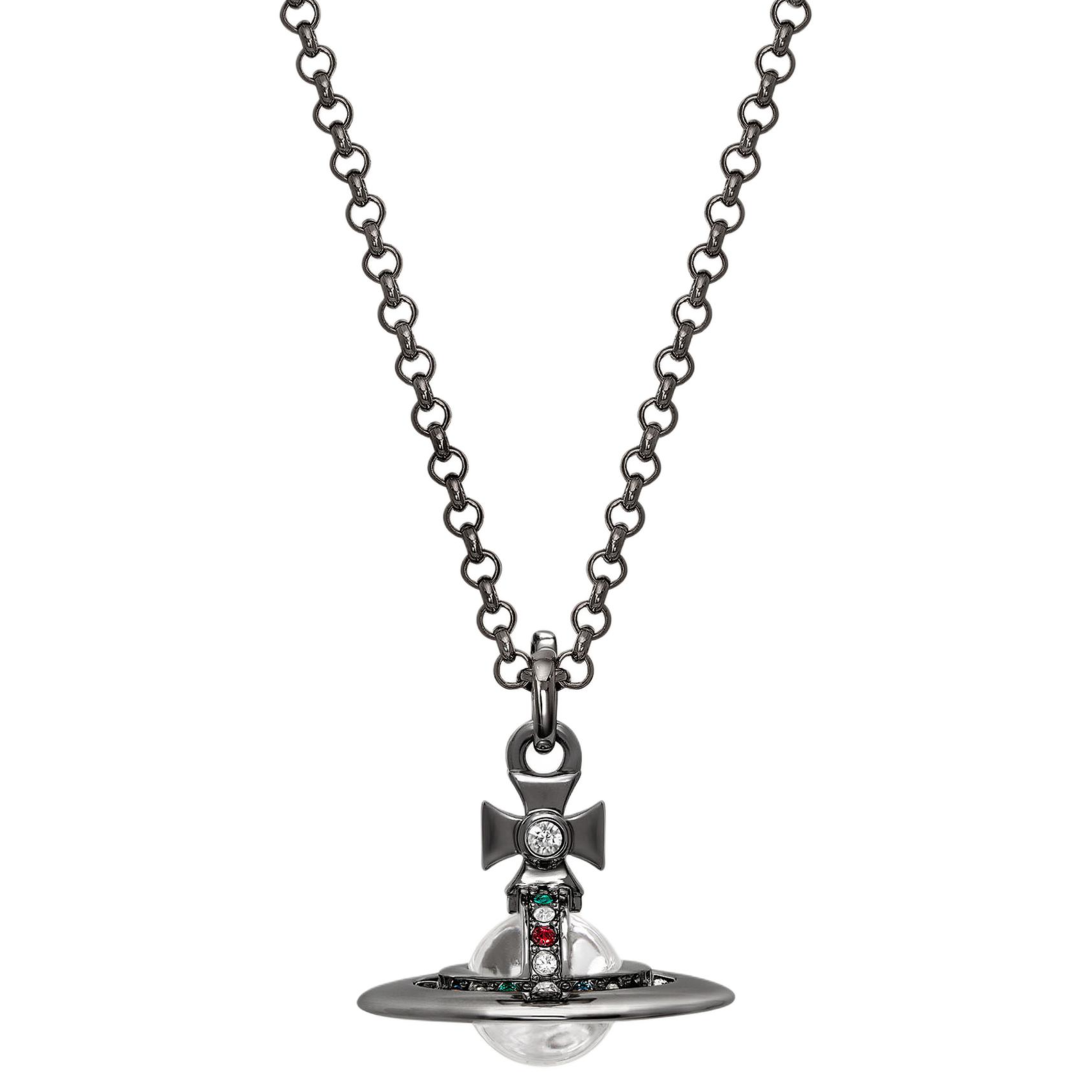 Женская цепочка Vivienne Vivienne Westwood TINY ORB (черная)