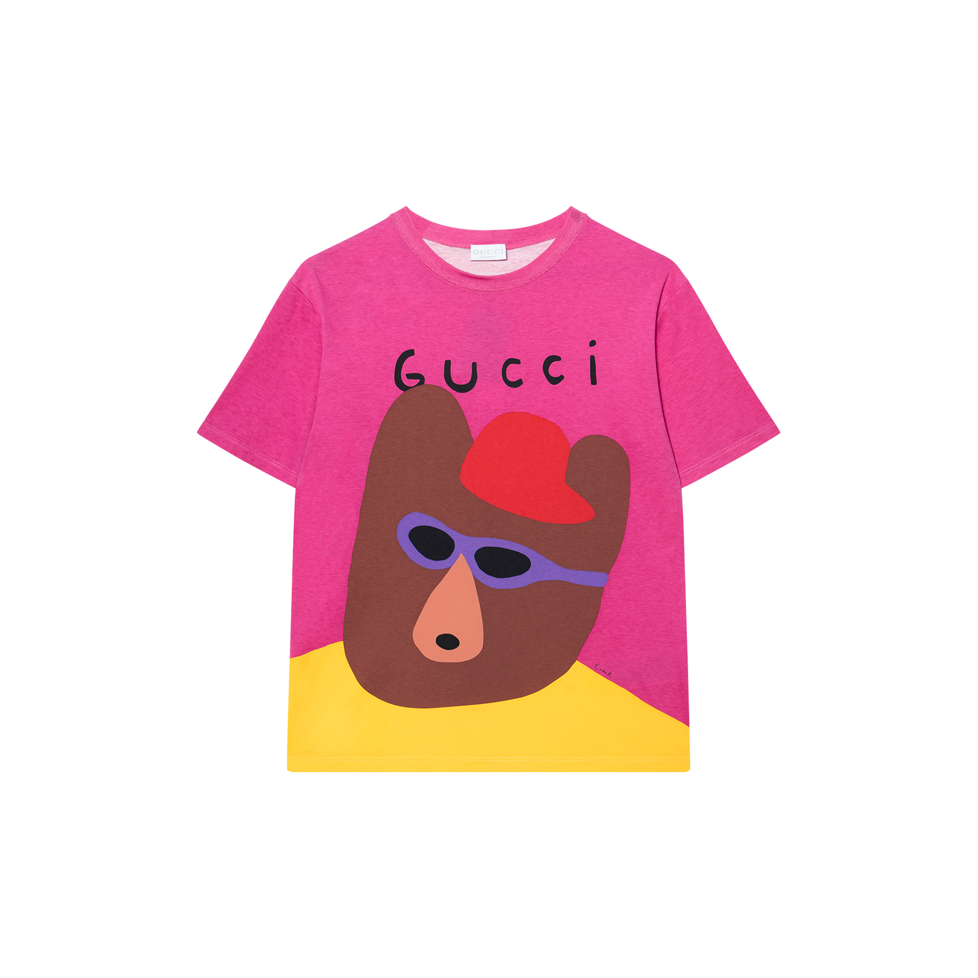 Мужская футболка Gucci GUCCI t fw25 (розовая)