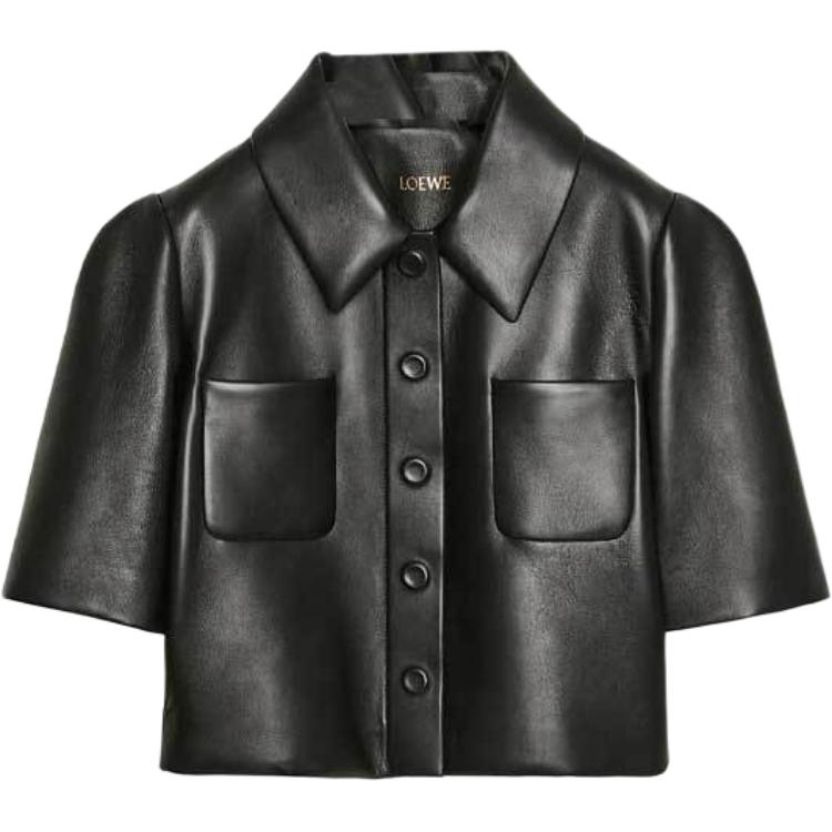 Женская куртка LOEWE Smiley (черная)