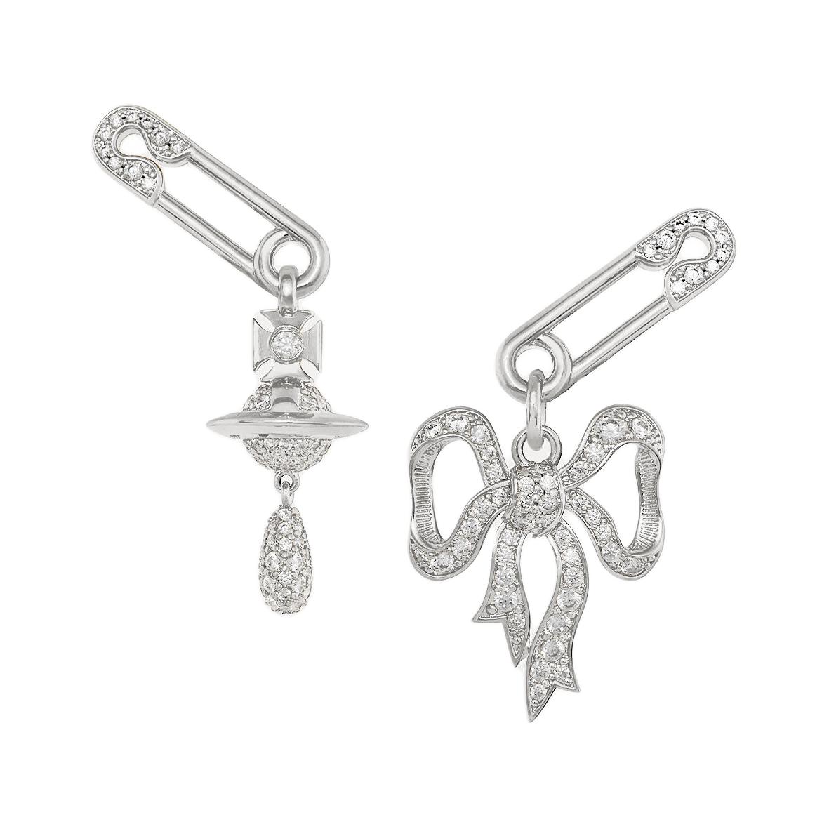 Серьги Vivienne Westwood Lilith (серебристые)