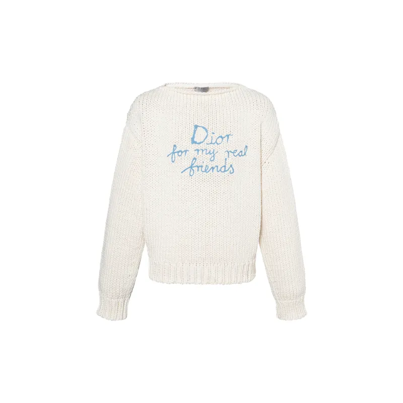 DIOR Homme Boat Neck Knitted Jumper