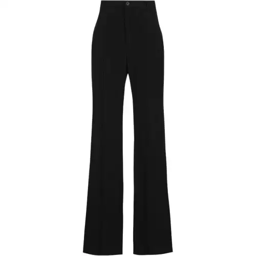 Balenciaga Pinstriped Pleat Front Trousers