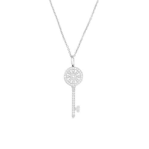 TIFFANY & CO. Keys Platinum Pendants Women's