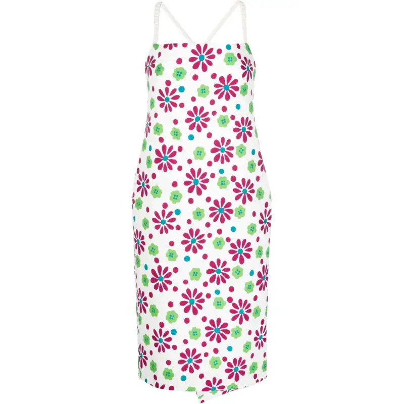 Saint Laurent floral-print knee-length dress