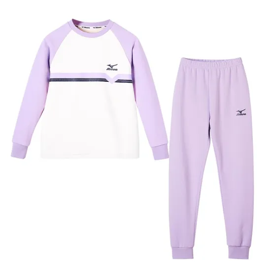 Mizuno Loungewear Set Purple Kids'