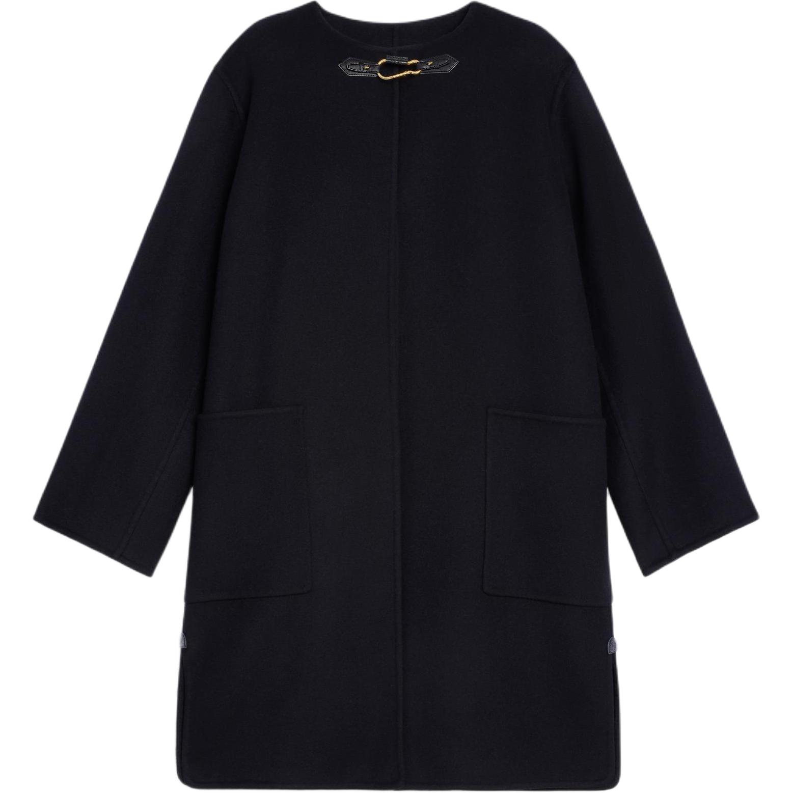 CELINE Coat With Pure Collar In Double Faced Cashmere