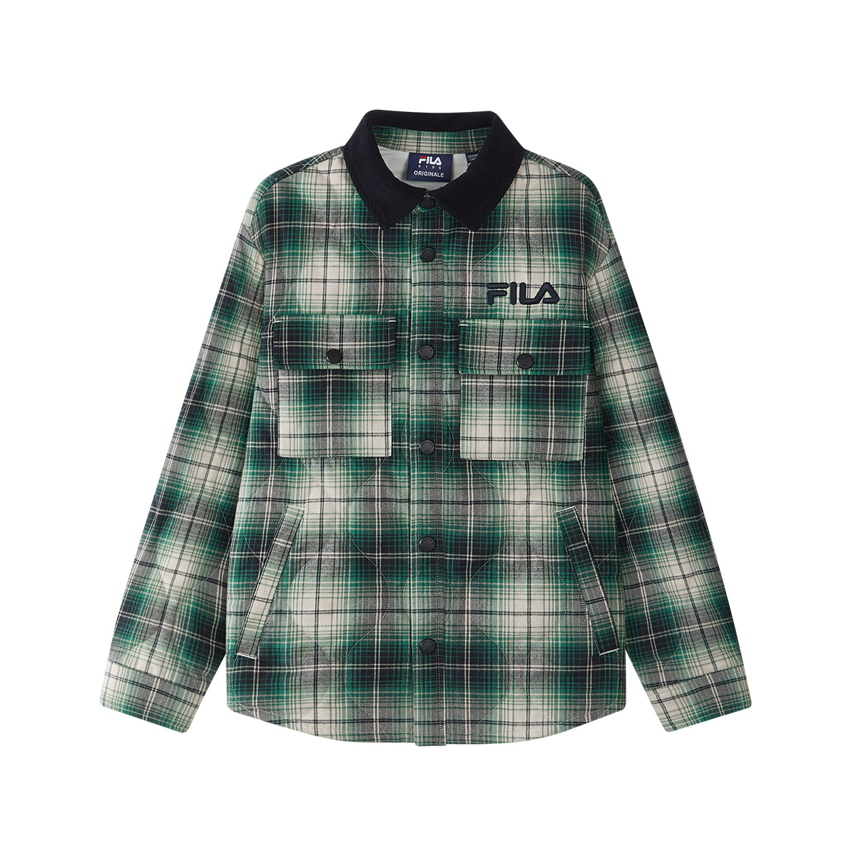 Мужская куртка Fila Kids (разноцветная в клетку)