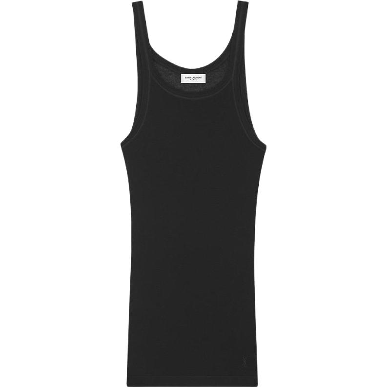 Мужская майка SAINT LAURENT (черная)