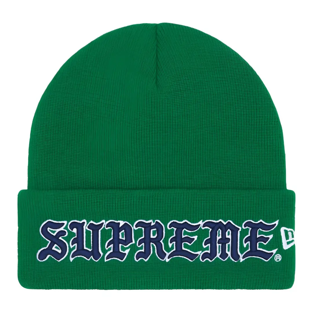 Supreme New Era® Old English beanie hat