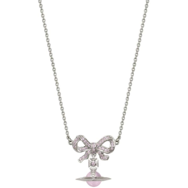 Женская сумка Vivienne Westwood Octavie choker (розовая)