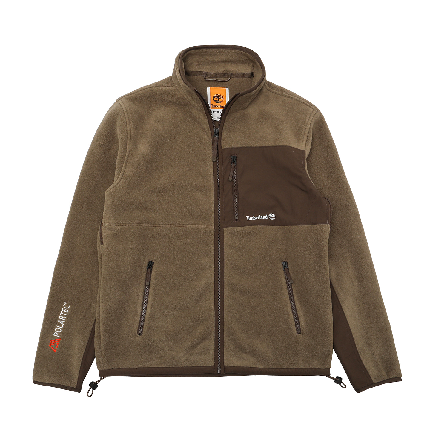 Мужская куртка Timberland Polartec (коричневая)