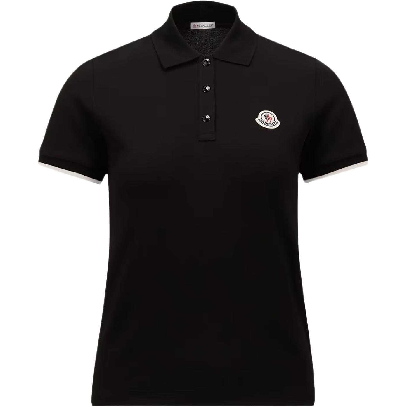 Женская футболка Moncler Polo SS26 (розовая)
