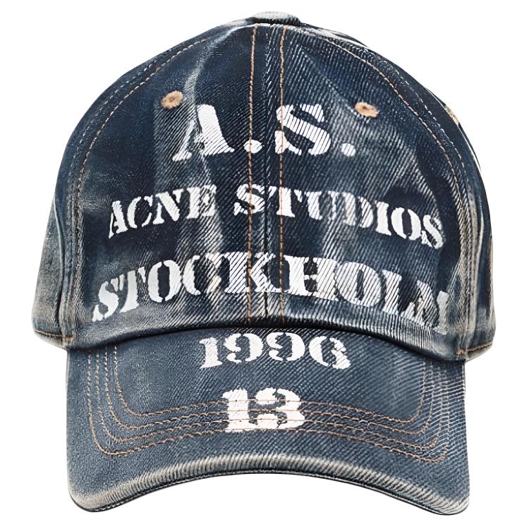 Кепка Acne Studios (синяя)