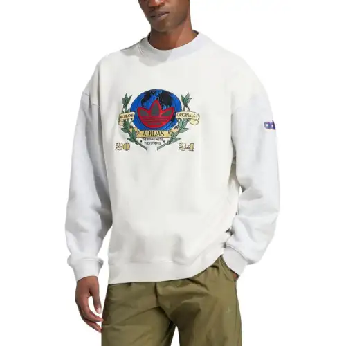 Adidas Originals embroidered-logo sweatshirt