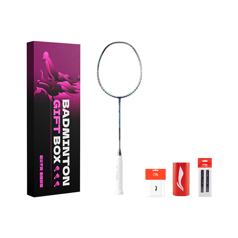 Li Ning Windblade Collection 3D CALIBAR 500 Full Carbon Badminton Rackets Offensive Type Heavy Head, Stiff Shaft