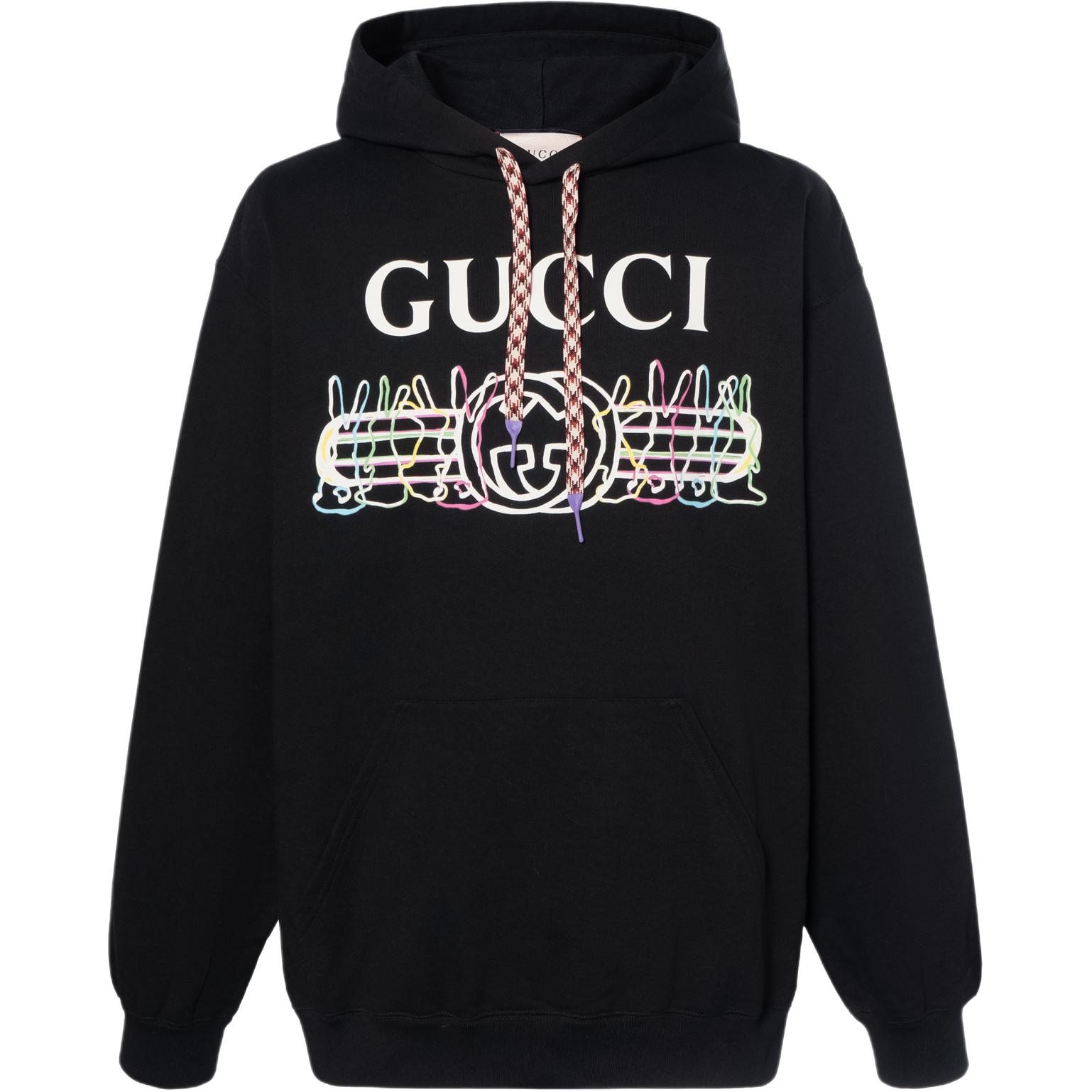 Мужской худи Gucci SS23 (черный)
