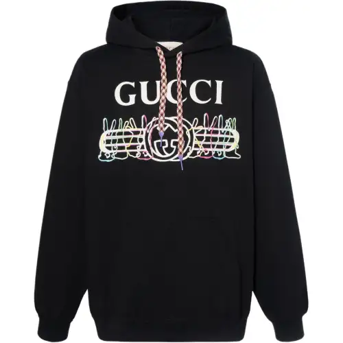 【Previous Season】graffiti logo-print hoodie