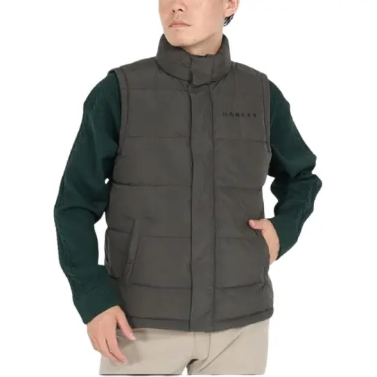 Oakley Vests Men's Black Stand Collar