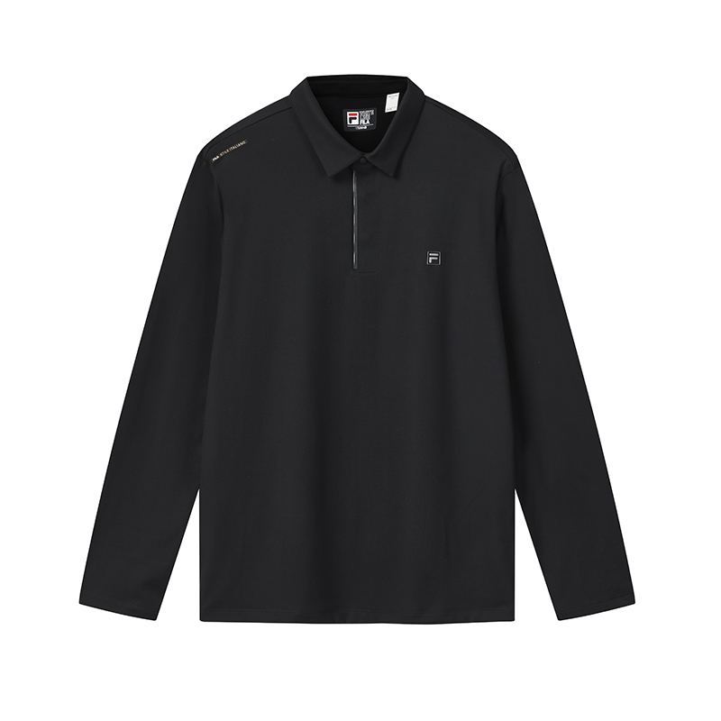 Мужская футболка Fila White Polo (синяя)