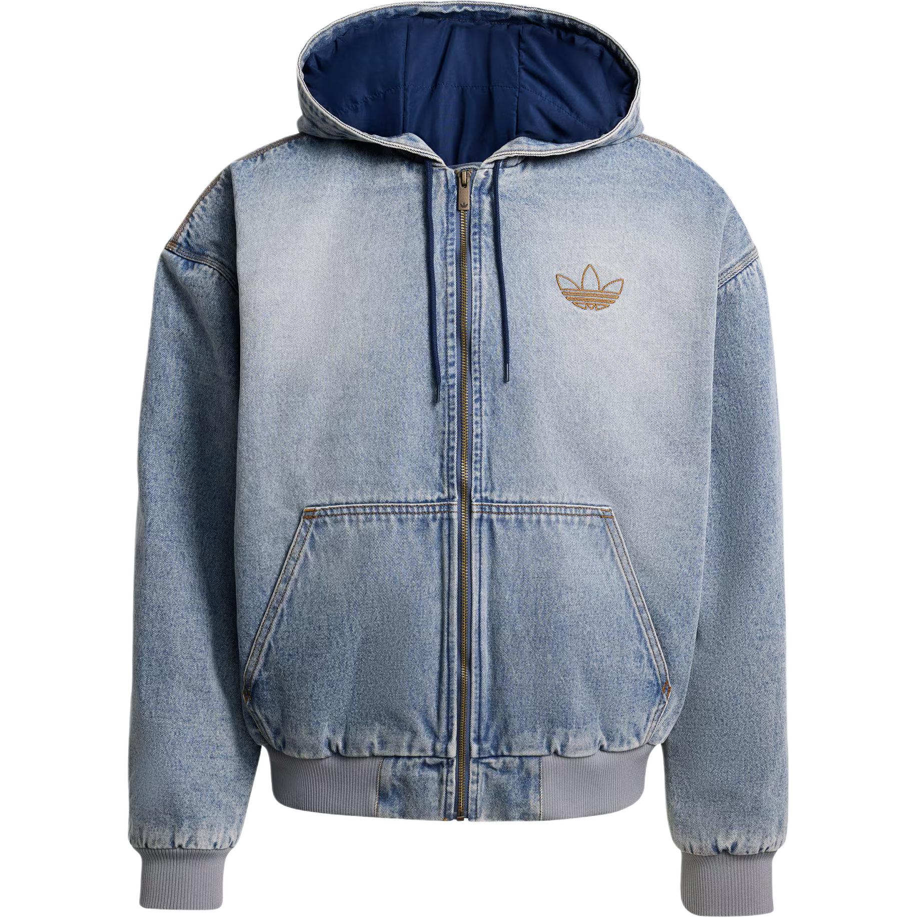 Мужская куртка adidas adidas originals DENIM PADDED JACKET (синяя)