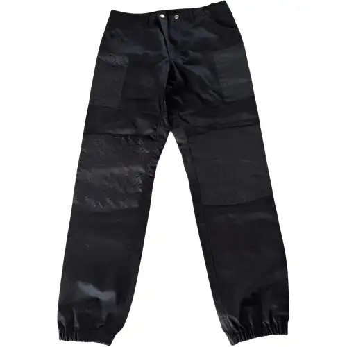 Burberry Casual Pants Men's Black Moderate Cuffed Pants