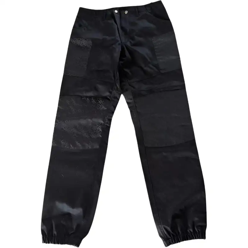 Burberry Casual Pants Men's Black Moderate Cuffed Pants