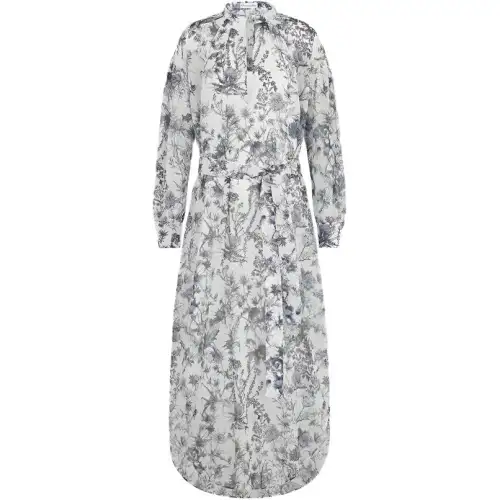 DIOR Long Sleeved Dress Women's White
