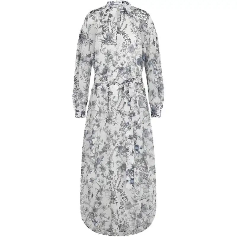 DIOR Long Sleeved Dress Women's White