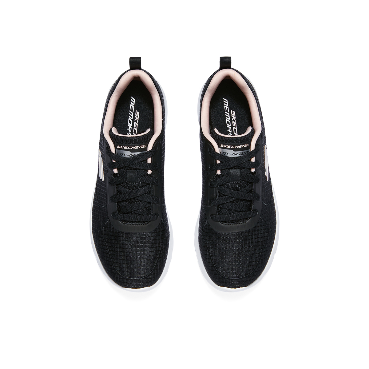 Skechers SPORT WOMENS Low top Running Shoes Women’s Black White