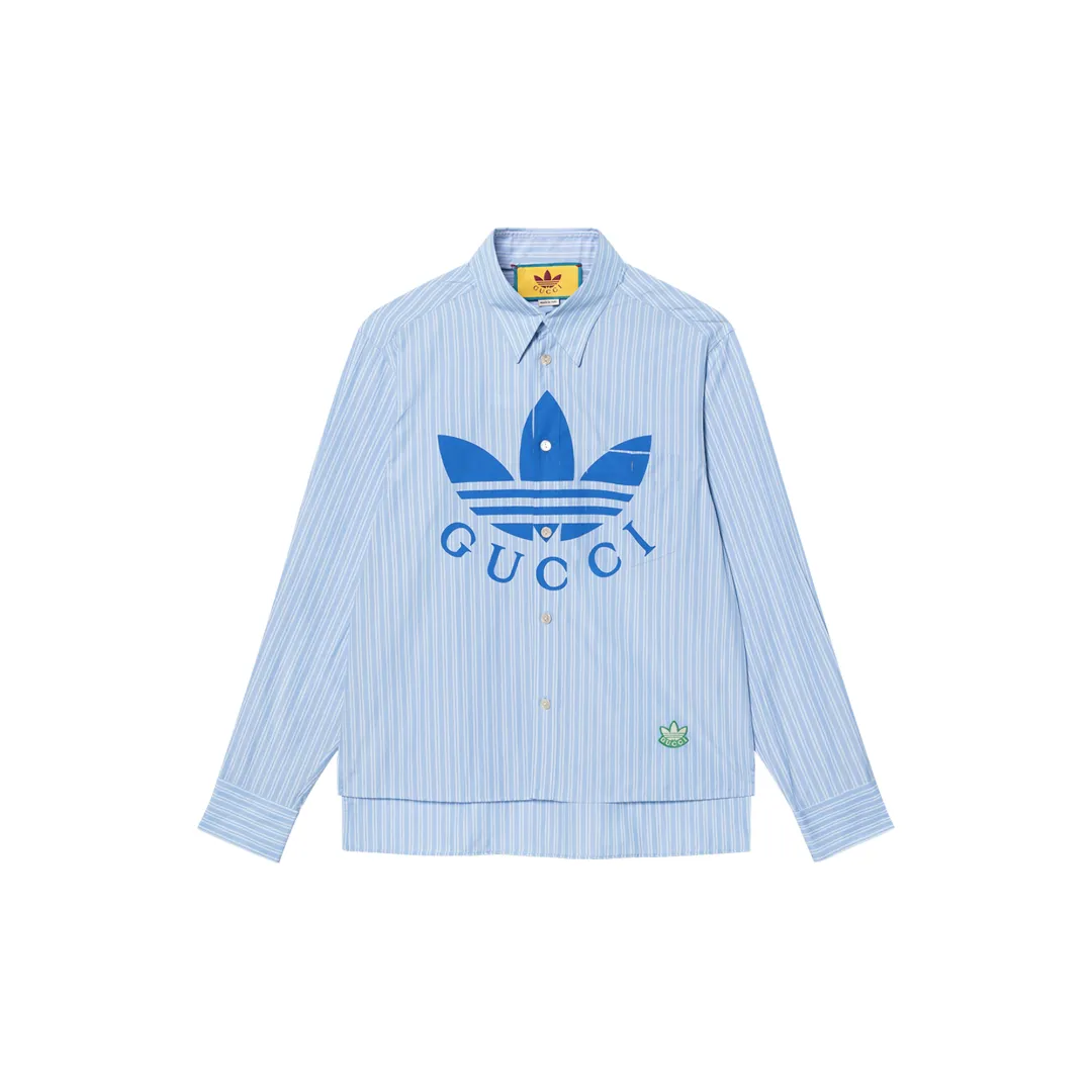 GUCCI x Adidas Originals FW22 Shirt Men's Blue
