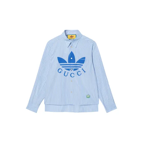 GUCCI x Adidas Originals FW22 Shirt Men's Blue