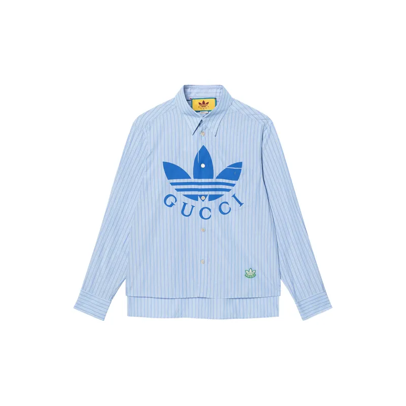 GUCCI x Adidas Originals FW22 Shirt Men's Blue