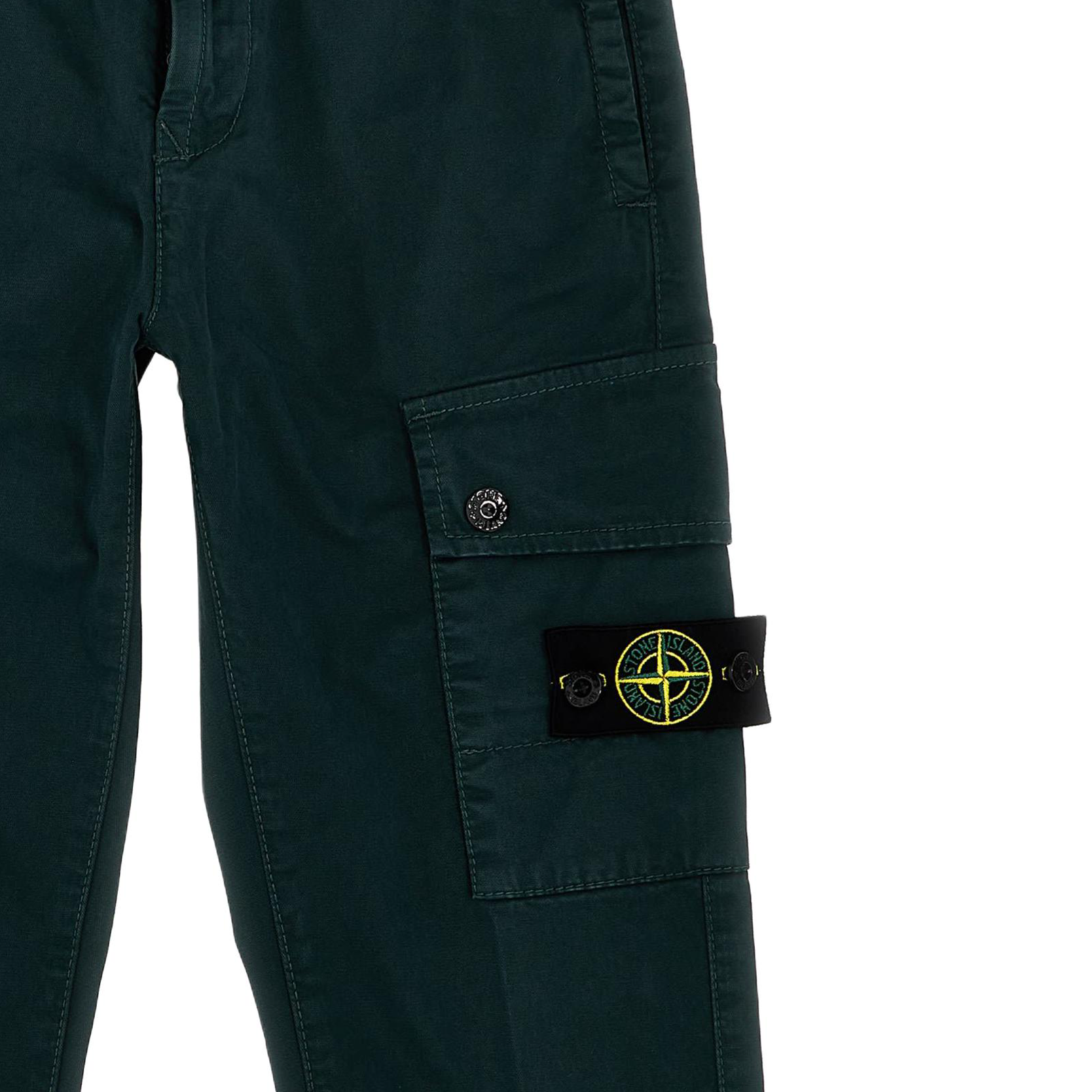 Брюки STONE ISLAND (зеленые) — фото 3