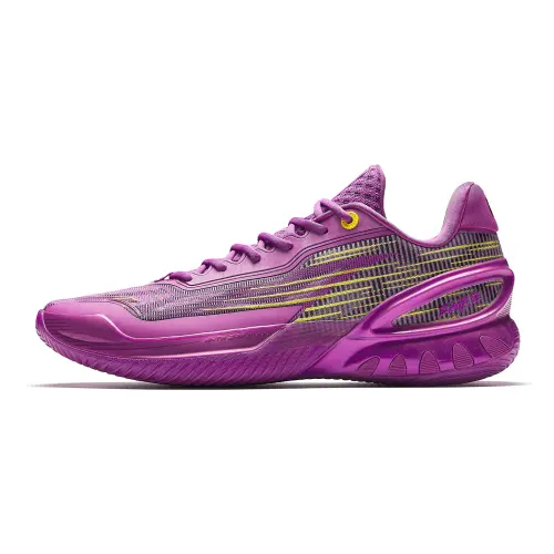 Anta Anta Instant 3 Bauhinia A-SHOCK PRO front fork carbon plate LTR liquid rubber professional practical boost start shock absorption wear-resistant low-top basketball shoes men's purple gold