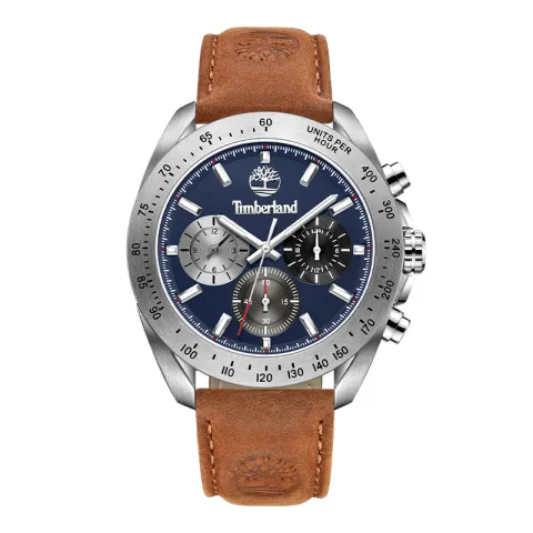 Timberland Carrigan Wrist Watches Quartz Movement Leather Strap 44mm Yellow Watch Dial Men's Watches