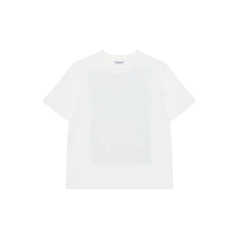Burberry Equestrian Knight Cotton T shirt