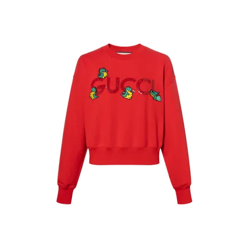 GUCCI SS24 Sweatshirt Women's Red