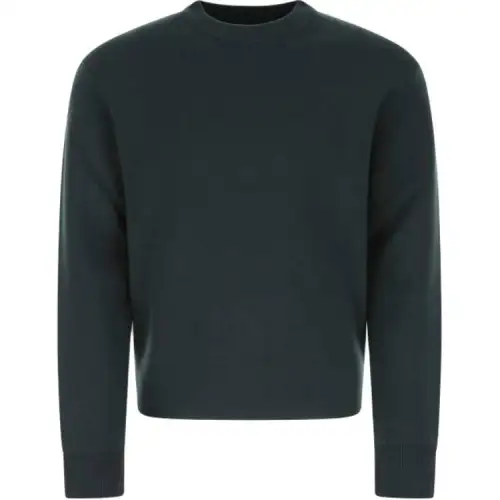 Bottega Veneta Sweaters Men's Green Crew Neck Moderate Set