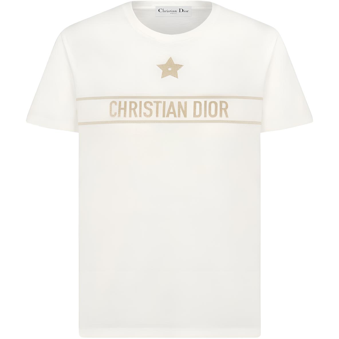 Женская футболка Dior FW25 (белая)
