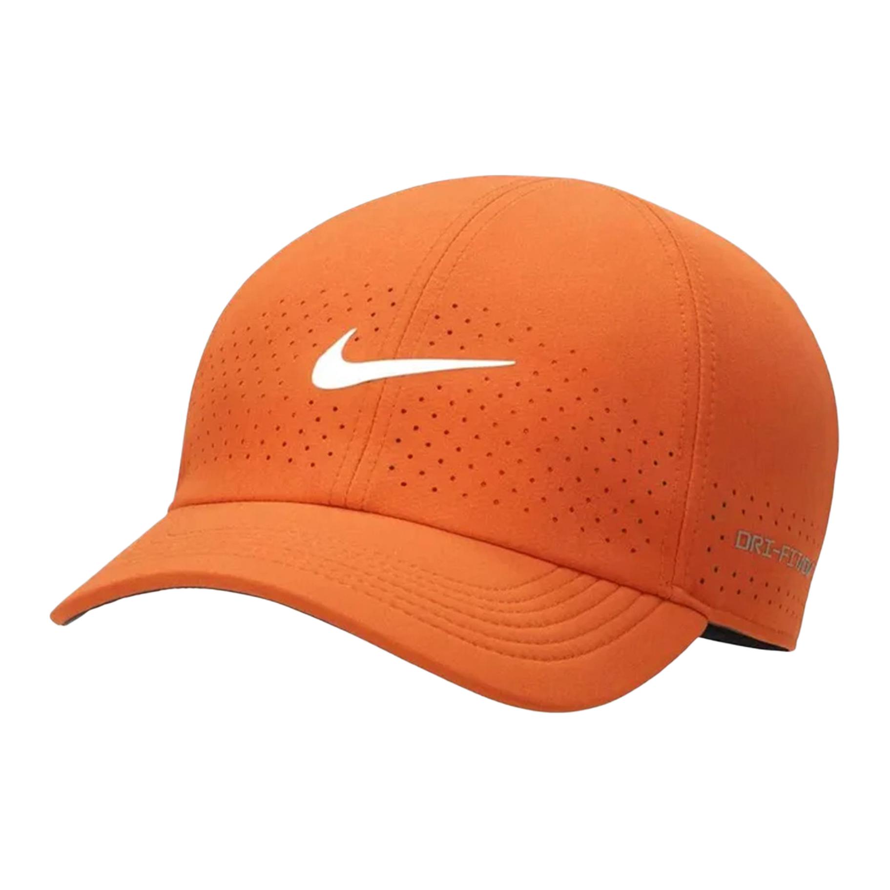 Кепка Nike Logo Cap (оранжево-белая)