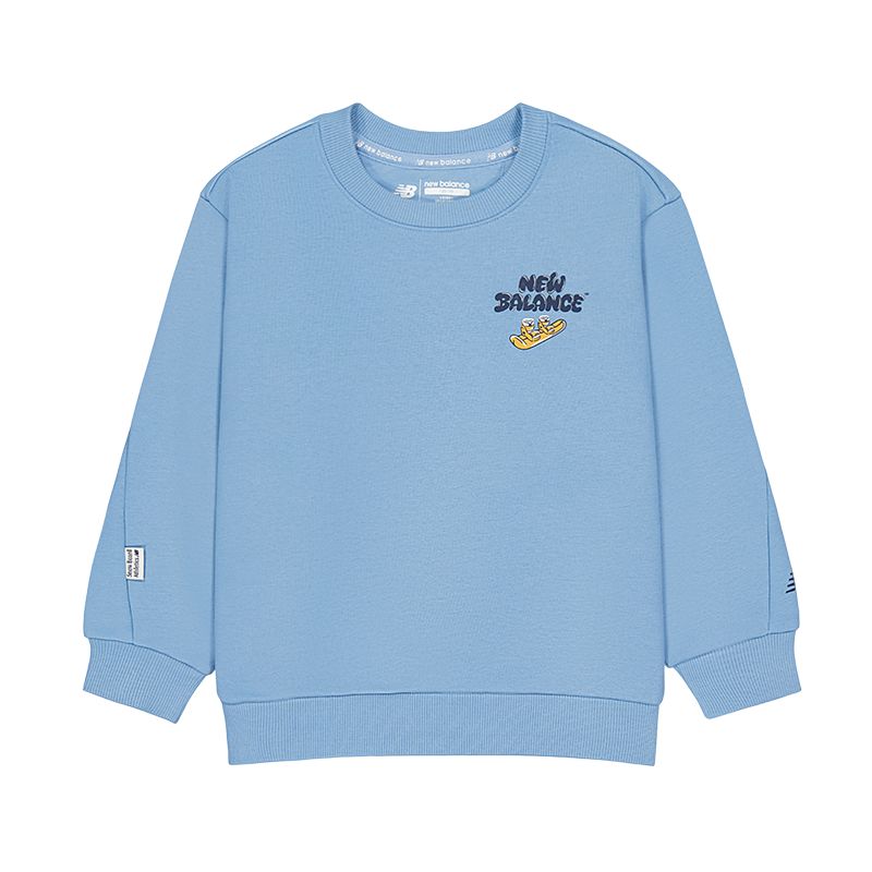 Детское худи New Balance Fleece (синее)