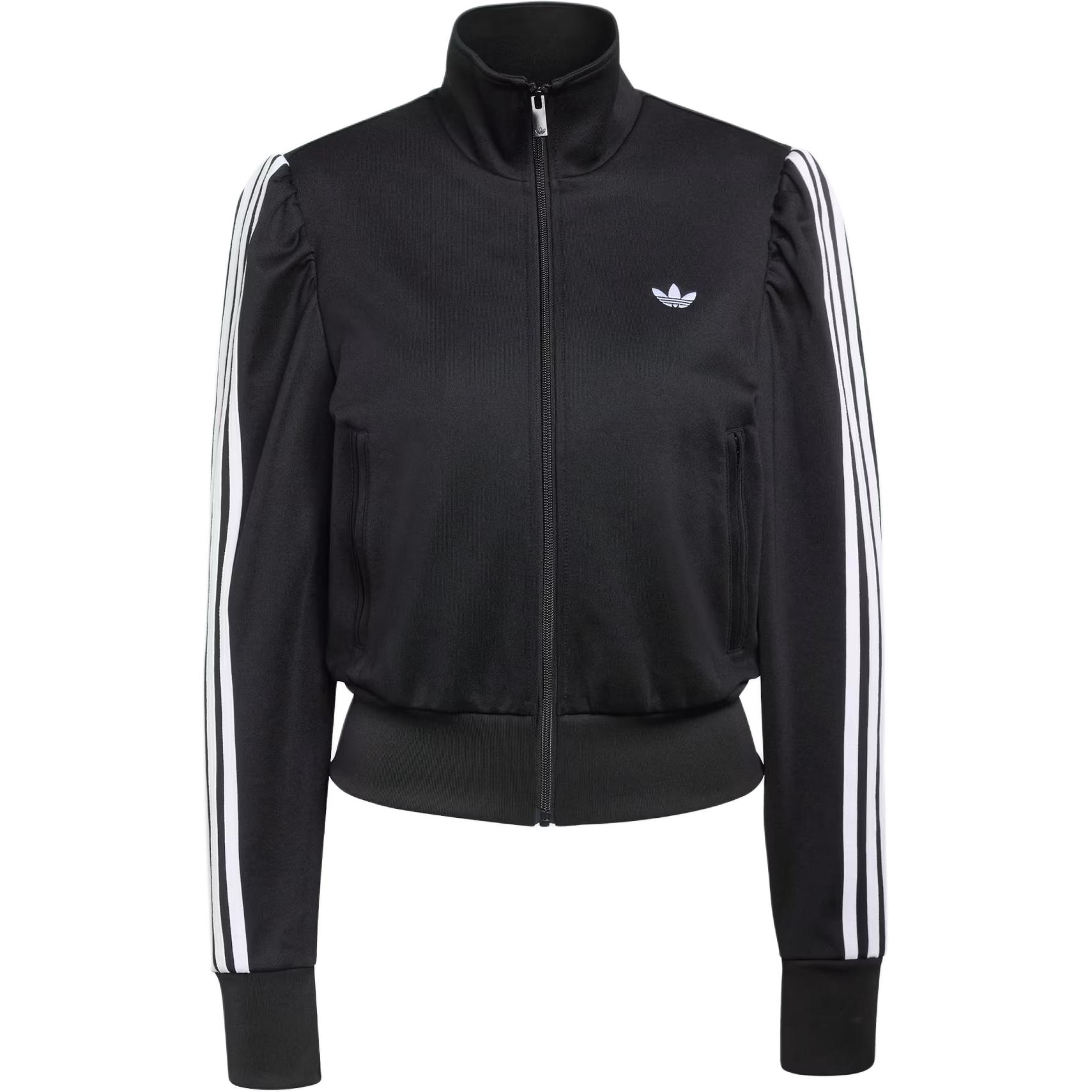 Женская куртка adidas originals TRACK TOP ELEVATED SLEEVE FB (черная)