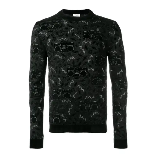 Saint Laurent knit jacquard jumper