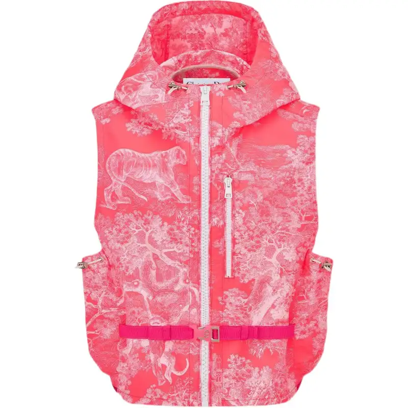 DIOR Quarterly New Products Vests Women's Red Hooded Non Detachable Moderate Other